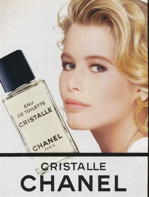 claudia schiffer chanel campaign 1990|Chanel perfume 1990s.